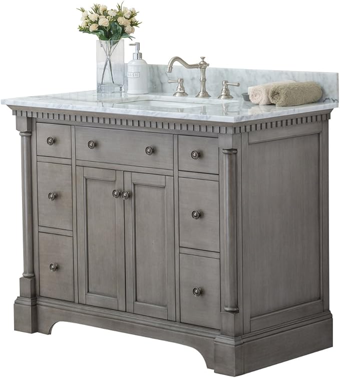Ari Kitchen and Bath AKBSTELLA43ANTGR Stella Vanity Set