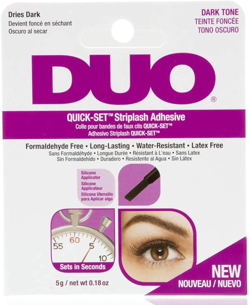 Duo Quick-Set Striplash Adhesive Dark 0.18 oz Lash Glue for Extensions