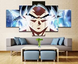 GTRB 5 Cuadro sobre LienzoDragon Ball Goku Anime Anime Pintura Mural