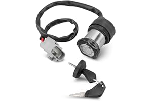 Hulyxayfave 9dsv-011000-6k00 Ignition Switch Lock Kit with 2 Keys Fit for CFMOTO Quad CF600 CF800AU CF1000AU Cforce 400 600 800 1000 X6 X8 X10 2022-2024, All Terrain Vehicles Parts