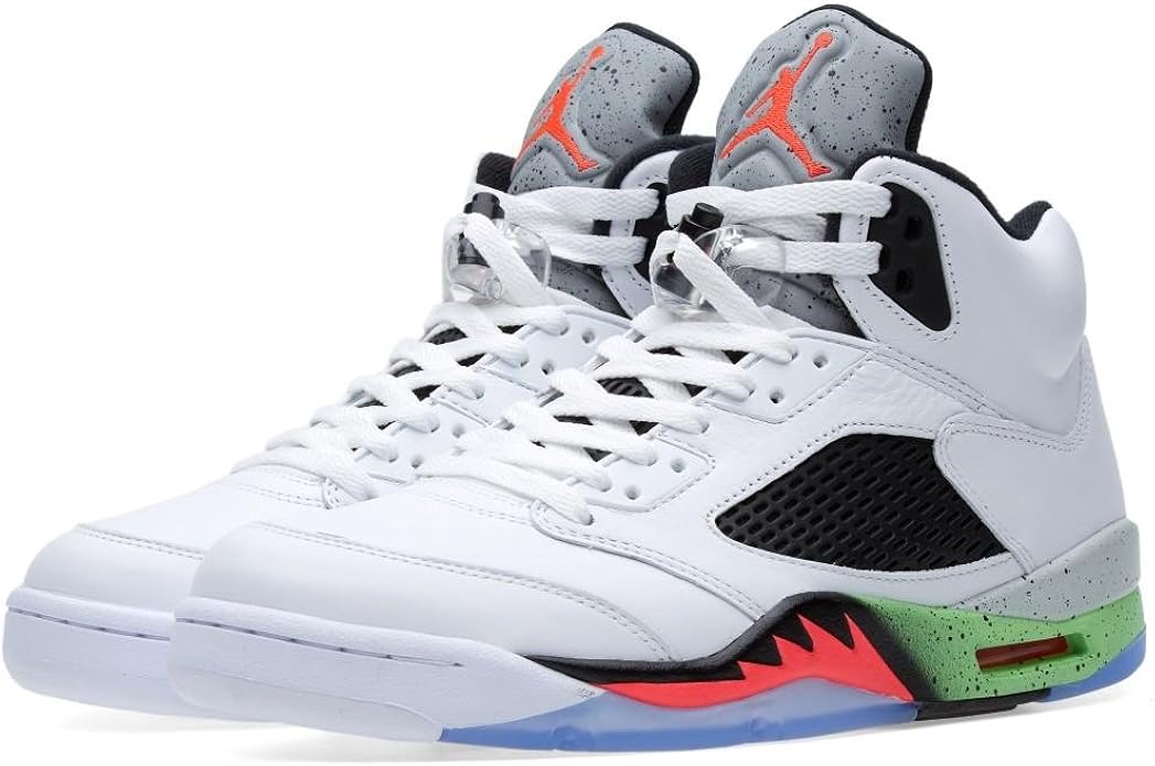 jordan 5 infrared white