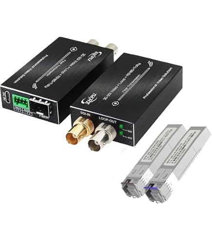 Amazon.com: 3G-SDI Extender Over Fiber Optic, SDI Video/Ethernet
