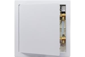 Donext Access Plumbing Panel for Drywall Ceiling, 14x14 in Plastic Access Door, Wall Hole Cover Plate for Plumbing & Electrical & Wiring, White