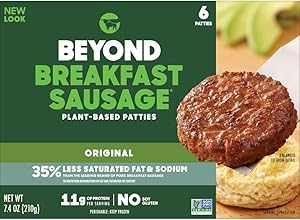 Beyond Breakfast Sausage Plant-Based Patties, 7.4 Ounce
