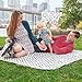 Skip Hop Baby Infant & Toddler Central Park Waterproof Convertible Outdoor Blanket & Detachable Cooler Bag, Multi Chevron
