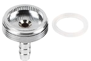 Faucet Cleaning Adapter, Stainless Steel Beer Tap Faucet Cleaning Attachment Hose Converter Parts Adapter Accessories