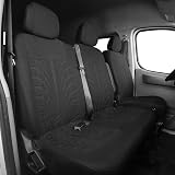 TOYOUN Van Seat Covers Universal Fit Front Driver Passenger 2+1 Black view 6