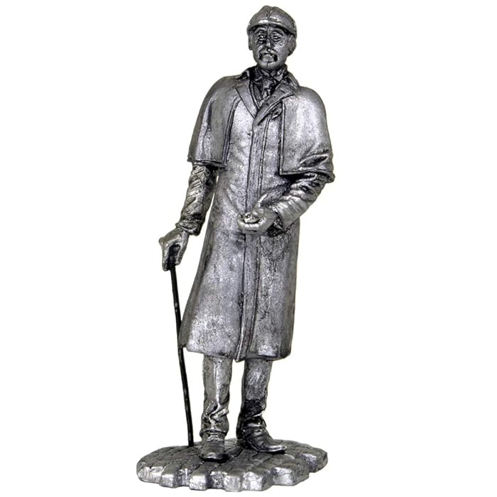 Sherlock Holmes. Sherlock Holmes stories. Sir Arthur Conan Doyle. Metal sculpture. Collection 54mm (scale 1/32) miniature figurine. Tin toy soldiers