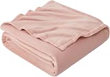 EHEYCIGA Fleece Blanket Dusty Pink 150x200cm Double Size Throw view 1