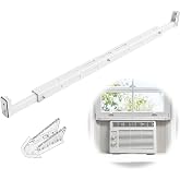 EASETOOL Window AC Bracket No-Drill, 25"-47" Adjustable,Heavy Duty 300+ LBS | with Child Safety Lock, Anti-Condensation Backflow, Quick Install &amp; Detachable, No Damage for Single &amp; Double-Hung Windows