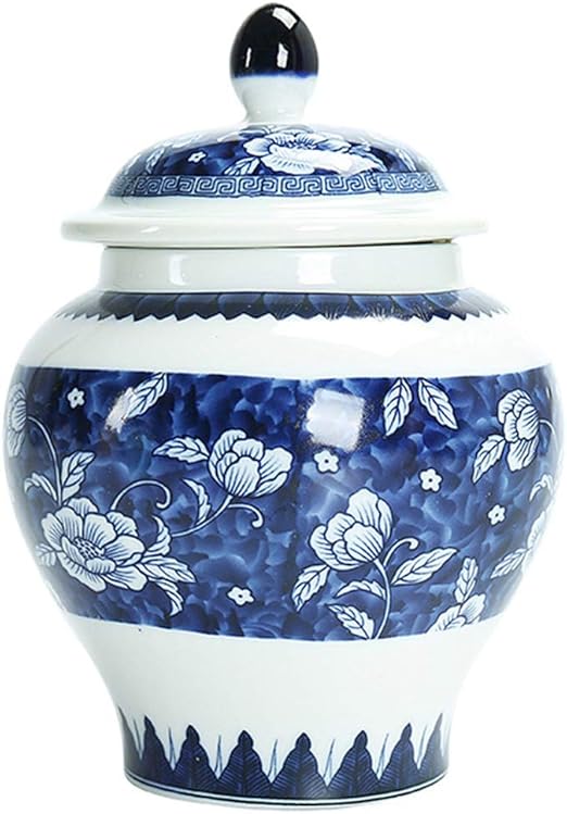QINYA,Funeral Urns for Human Ashes,Hand Made in Blue and