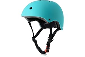 OUWOR Skateboard Bike Helmet, Lightweight Adjustable, Multi-Sport for Bicycle Skate Scooter, 3 Sizes for Adult Youth & Kids