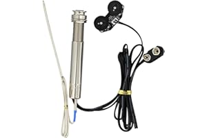 HUIOP Undersaddle Pickup, Pen Tube Style Acoustic Guitar Undersaddle Pickup Active Pickup Volume and Tone Controls with Pickup Piezo Rod Only for Acoustic Guitar