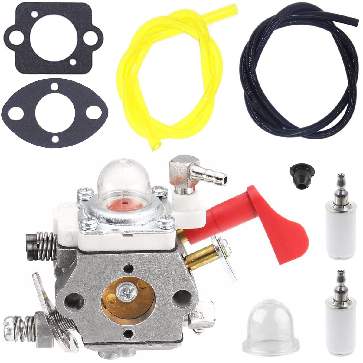 ZAMDOE Carburetor Kit for Walbro WT 668 WT 997 Hpi Baja 5B SS 5T FG Zenoah Cy Rovan KM Engines, with Fuel Line Fuel Filter