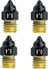 POLISI3D 4pcs Upgraded Sprite Extruder Pro 0.4mm PTFE Nozzle for Creality Ender view 1