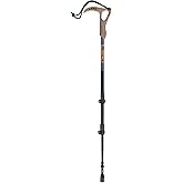LEKI Wanderfreund High Fives Aluminum Adjustable Lightweight Walking Pole (Single) for Trekking & Hiking