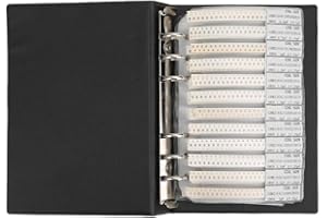 0805 SMD Capacitor Sample Book, 92 Types/Each 50 (0.5pF-10uF) Total 4600 Pcs, SMT Combo Sample Book Kit