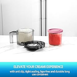 DENEBORE for Ninja Creami Pints and Lids - 4