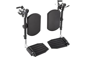 Invacare Wheelchair Elevating Legrest with Calf Support, Footrest with Swing Away Function, Adjustable Length, Tool-Free Installation, Compatible with Most US Wheelchairs