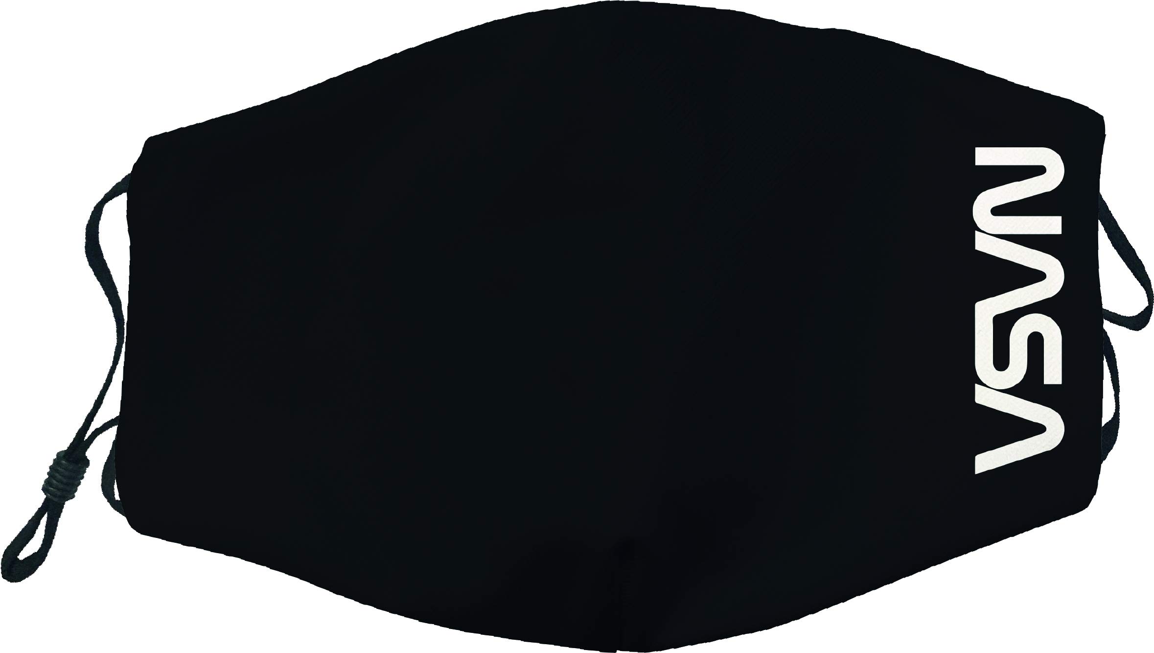 cotton division Unisex ACNASADMS003_A Mask, opacity, Black, ADULTE