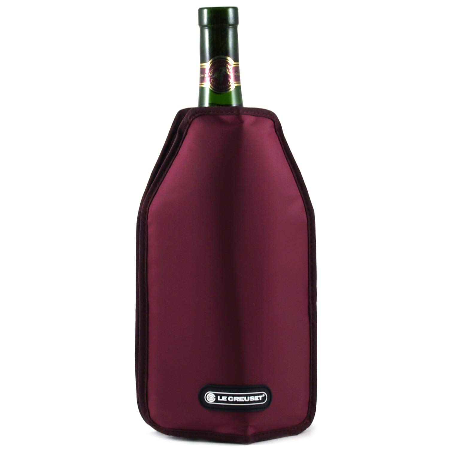 Le Creuset Wine Accessories Wine Bottle Cooler Sleeve - Burgundy — image 1