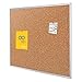Quartet Cork Board, Bulletin Board, 6' x 4' Corkboard, Aluminum Frame, Silver (2307)