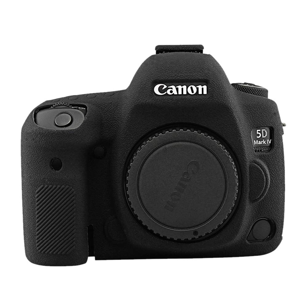 kinokoo Canon 5D Mark IV Case, Silicone Cover for Canon EOS 5D Mark IV Protective Rubber Case Canon EOS 5D IV, Antislip Surface (Black)