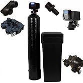 AFWFilters 48K Grain Water Softener Fleck 5600 SXT with Crosslink Resin | Digital Metered-Demand Control, Chlorine-Resistant Long Life Resin, Complete System for Whole House, Easy Installation