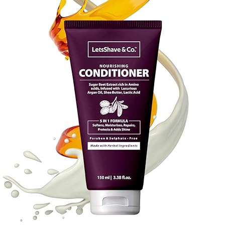 LetsShave & Co. Nourishing Conditioner for dull, damaged, dehydrated, thin hair, 150 ml