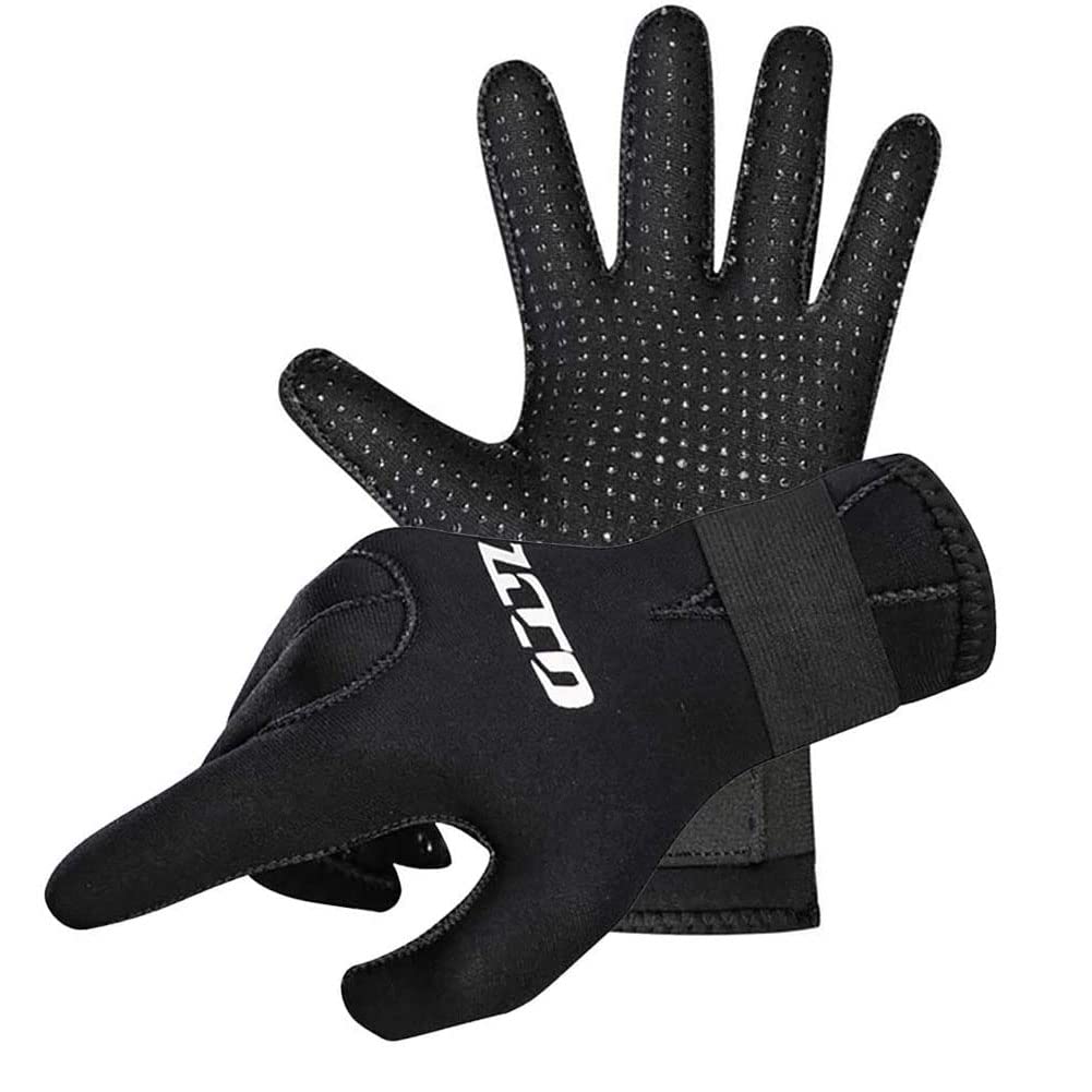 WYYHAA 3MM Neoprene Diving Gloves Anti-Slip Warm Scuba Gloves Wetsuit Gloves with Adjustable Strap for Scuba-Diving Surfing Kayaking,XXL