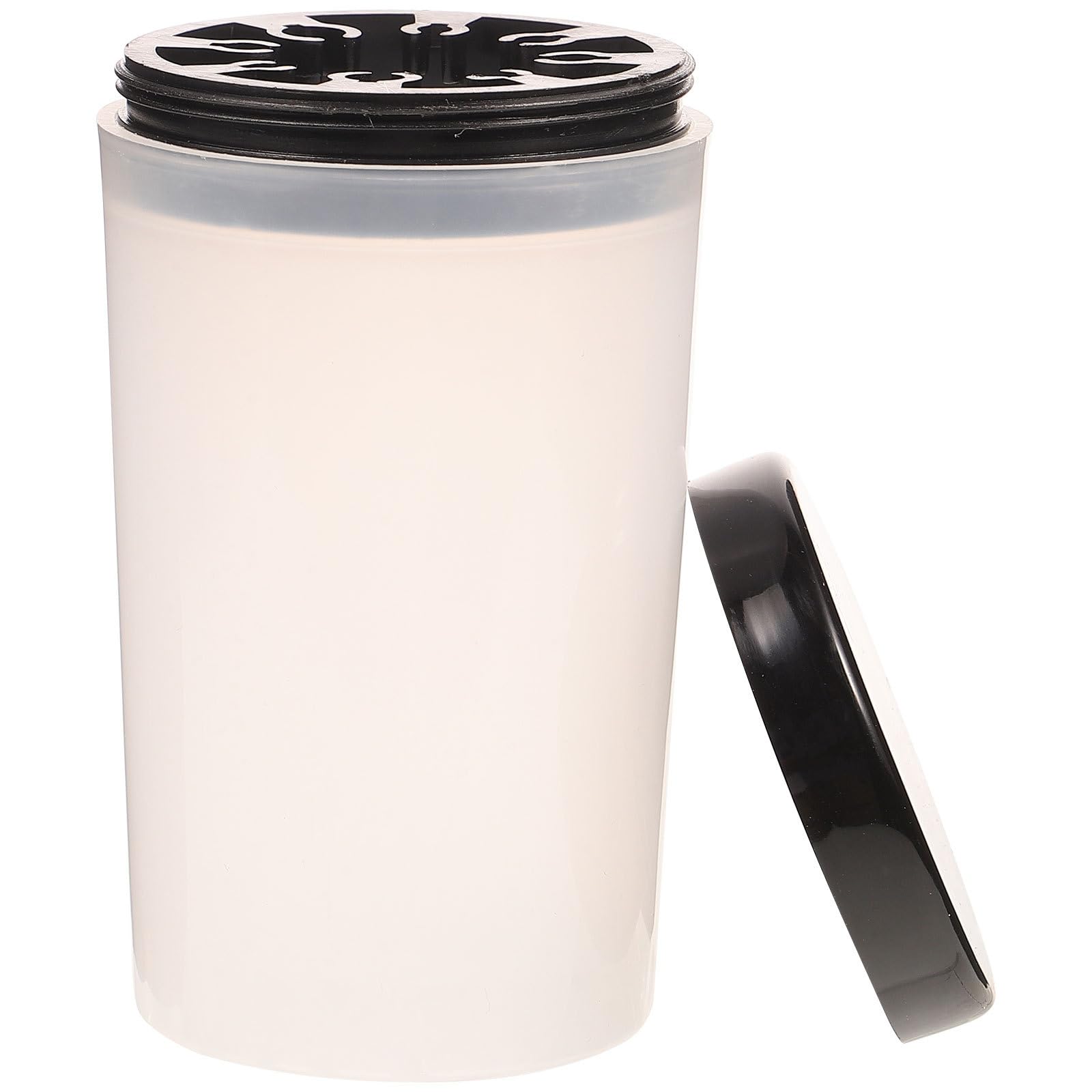 FRCOLOR Gel Nail Art Pens Holder Lightweight Portable Carved Pen Wash Cup for Nail Essentials and Outdoor Painting Brush Cleaner