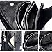 tuowan Small Sling Bag Crossbody Backpack Over the Shoulder Bag for Men Women Travel Outdoors, Lightweight Chest Pack (Small, PU leather)