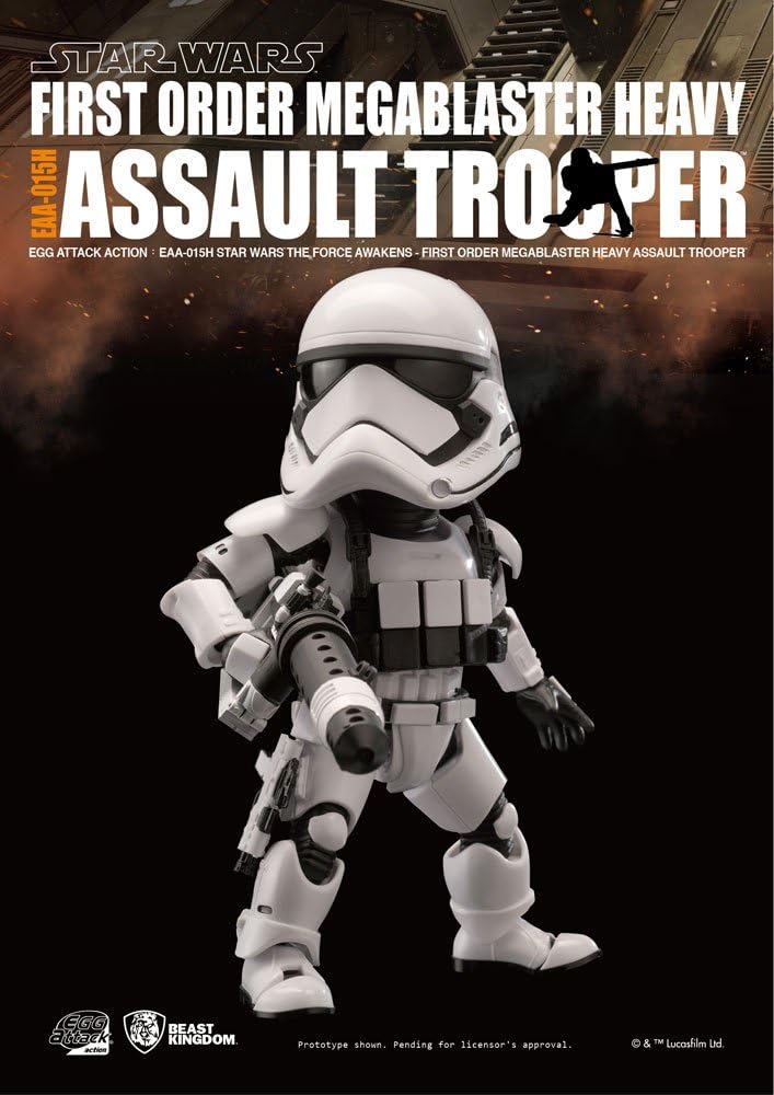 Egg Attack First Order Megablaster Heavy Assault Stormtrooper Action Figure
