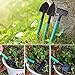 BYUEE Gardening Tool Set, 12 Pieces Garden Hand Tools Gifts for Gardener (Green)thumb 2