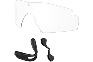 Predrox Si M Frame 3.0 Lenses & Nose Pieces Replacement for Oakley Sunglass OO9146 Polarized