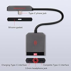 Nubia RedMagic 2-in-1 USB C to 3.5mm Audio