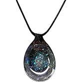 Moon Dust Spoon Pendant With 18" Adjustable Cord