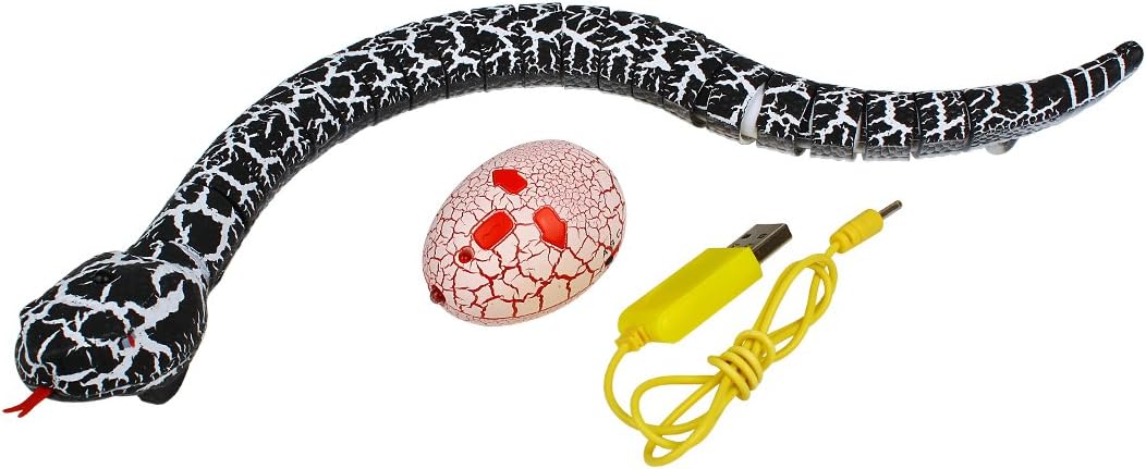 Amazon Andux Space リモコン蛇 コブラ 蛇 擬態 Rc おもちゃ 生物観察 Fzs 03 黒 電動ロボット おもちゃ