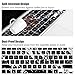 Keyboard Cover for Macbook Air 13, Macbook Pro 13” 15”(2012-2015 model) , iMac Wireless Keyboard (Marble Black)