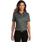 Port Authority Women's Short Sleeve SuperPro React Twill Button-Down Shirt