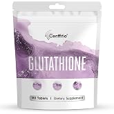 Cenffitio Glutathione Supplement | Advanced Antioxidant Formula | Vitamin C, Niacinamide, Licorice Extract, Collagen &amp; Hyaluronic Acid | 180 Tablets