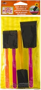 Mod Podge FBA Scrapbooking Foam Brush Set, (4-Piece), Assorted 4 Count