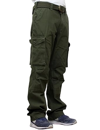 Amazon マキュアストア Maquastore ベルト 付き カーゴパンツ