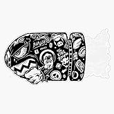 Tattooed Bullet Bill Bumper Sticker Window Vinyl Decal 5
