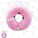 Emwel Inflatable Pet Protection Collar Small Washable for Dogs Cats view 3