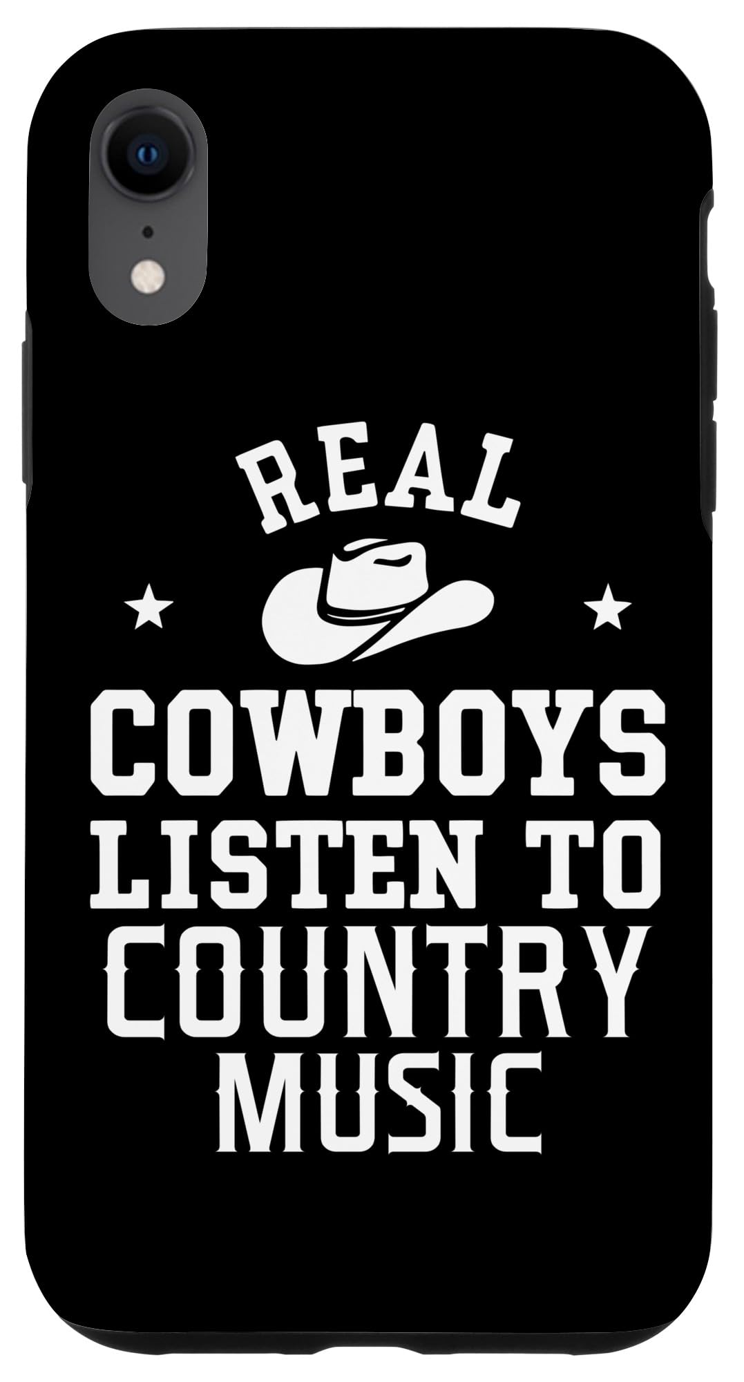 iPhone XR Real Cowboys Listen to Country Music Vintage Countryside Case