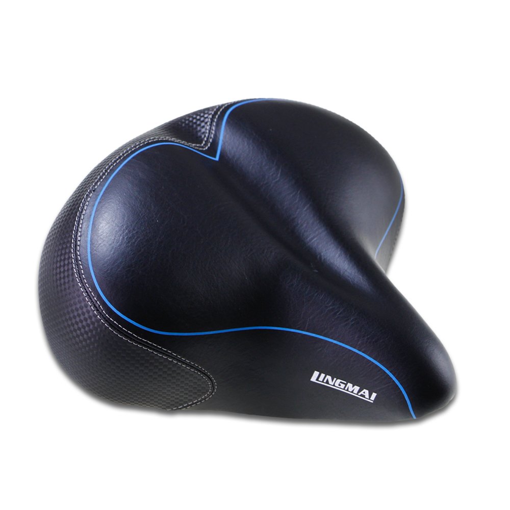 Comfort for Cruiser Wide Bicycle Seat with Soft Cushion Mountain Bike