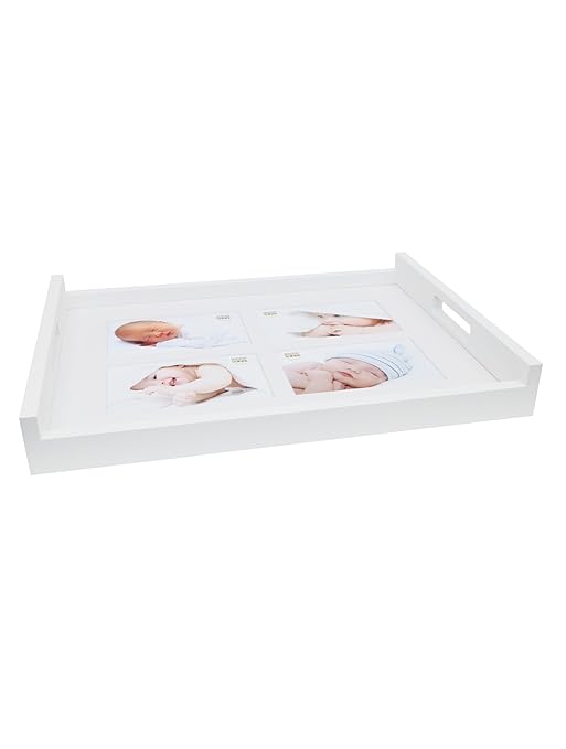 Deknudt s65dd1 E4 White Multi Picture Frame Picture Frame – Picture Frames (MDF, Wood, White, Multi Picture Frame, 10 x 15 cm