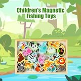 Vicloon Wooden Magnetic Fishing Bead Toy 19pc Montessori Kids 3+ view 9