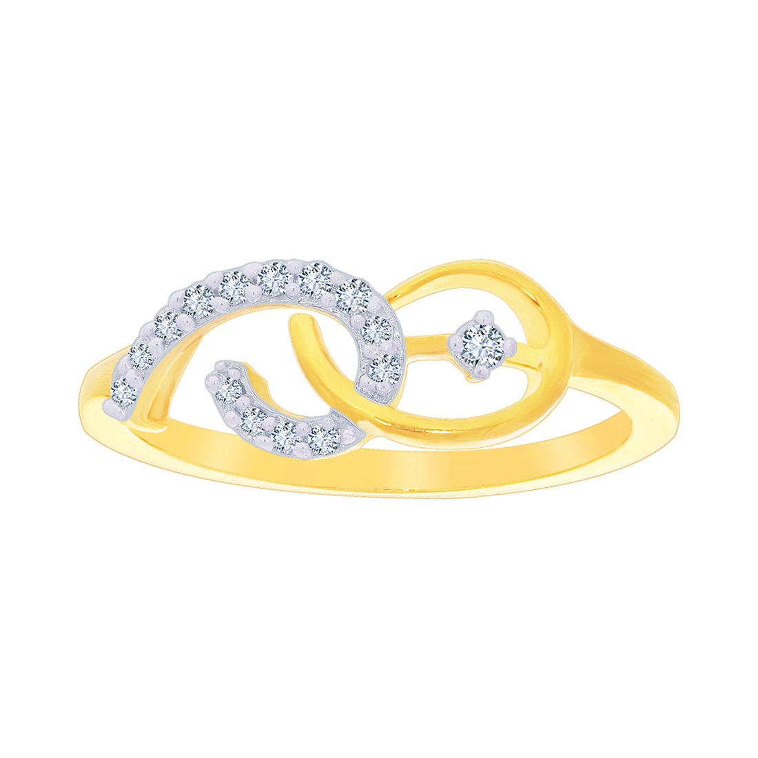 Buy Kalyan Jewellers 18KT Yellow Gold and Diamond Ring for Women at